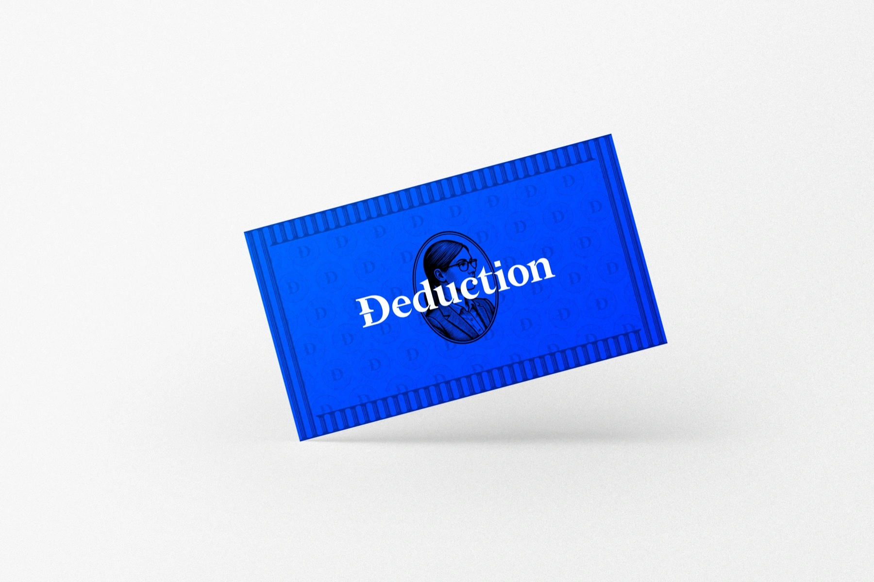 Deduction — card blue