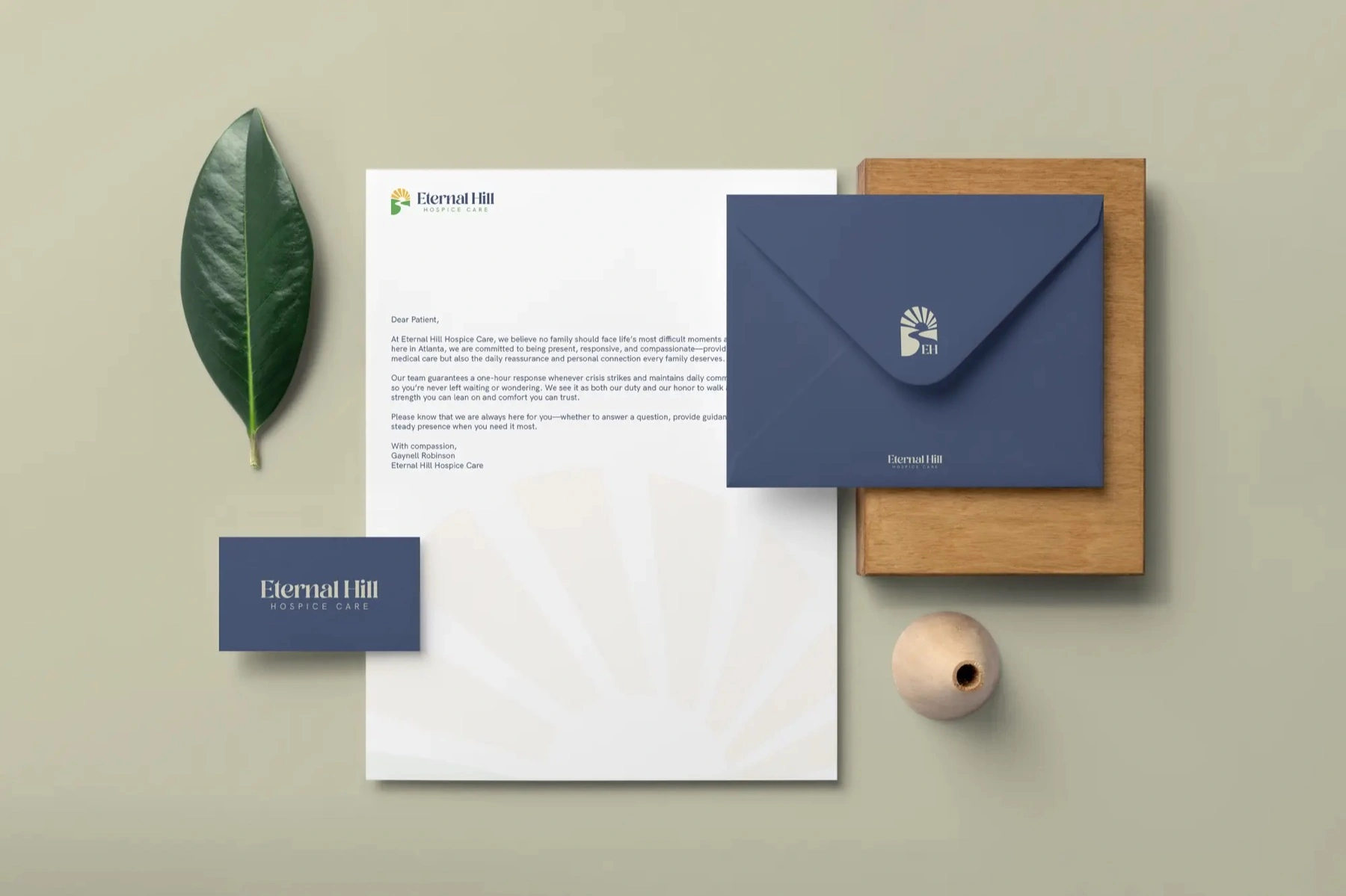 Eternal Hill Hospice Care — stationery
