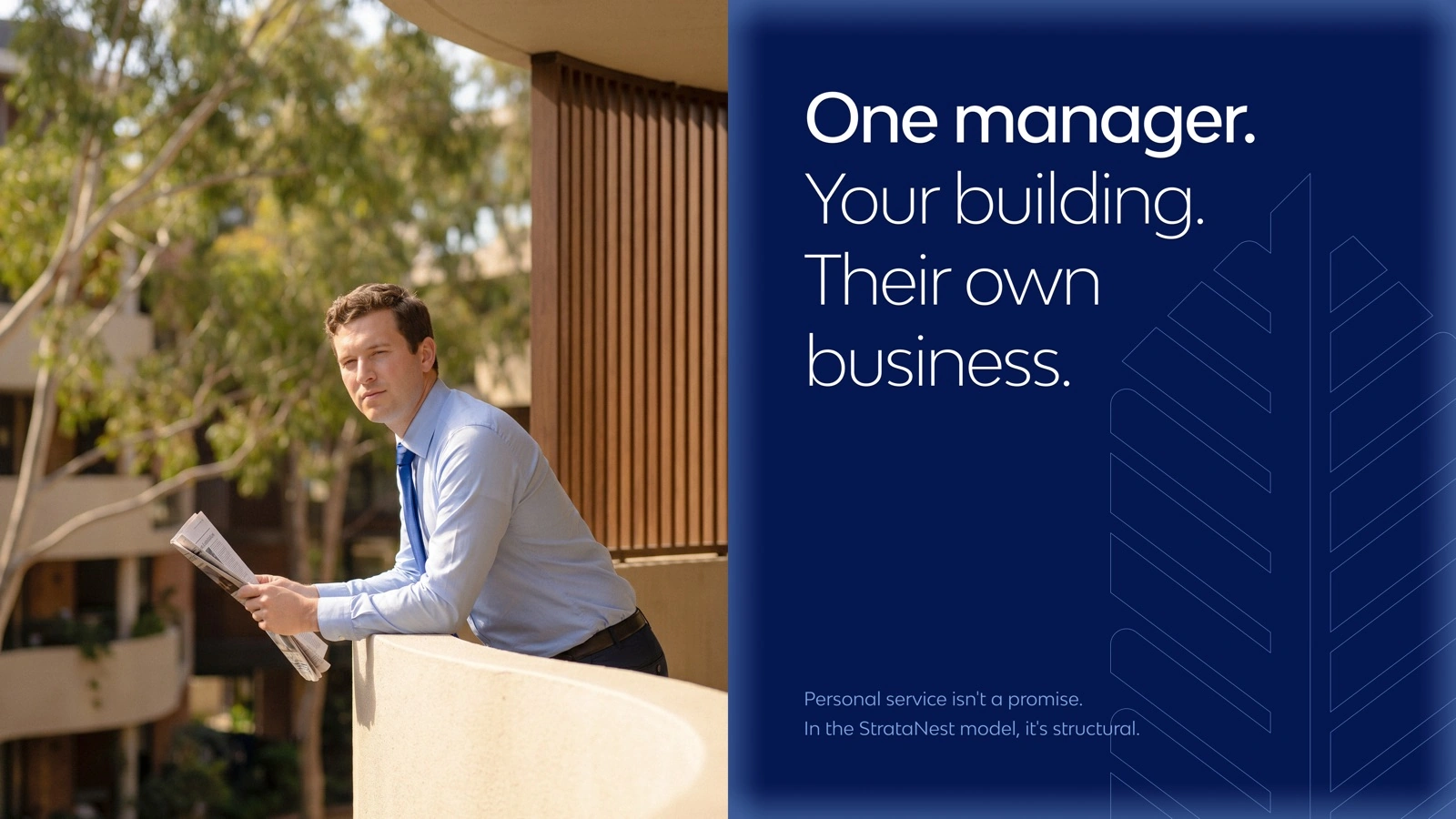 “One manager. Your building. Their own business.”