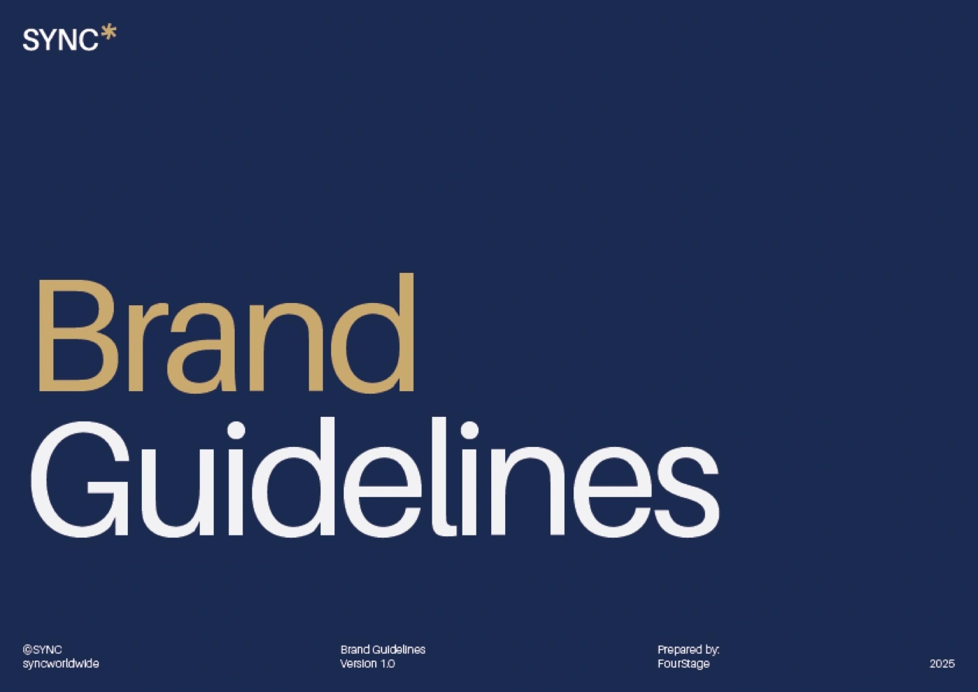 Sync Worldwide — guide cover