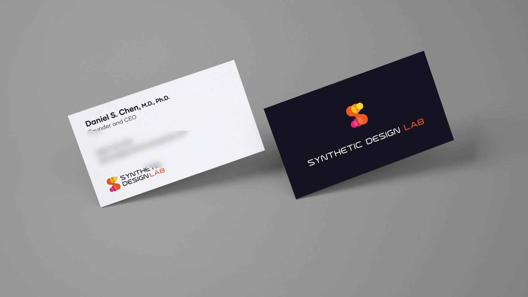 Synthetic Design Lab — mock businesscard